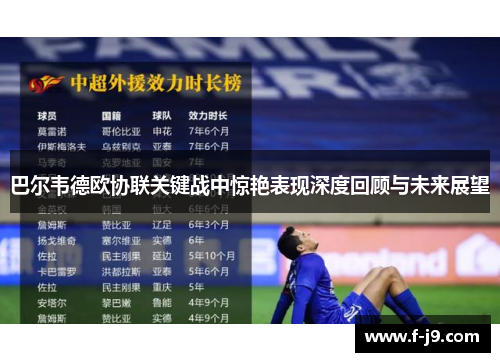 巴尔韦德欧协联关键战中惊艳表现深度回顾与未来展望